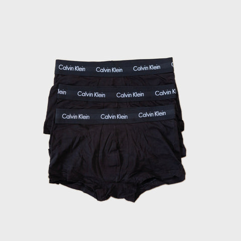 מארז שלישיית תחתונים Calvin Klein לגבר Cotton Stretch פס לוגו